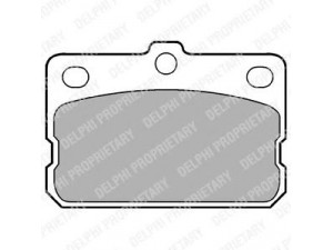 DELPHI LP73 stabdžių trinkelių rinkinys, diskinis stabdys 
 Techninės priežiūros dalys -> Papildomas remontas
GBP545, GBP545
