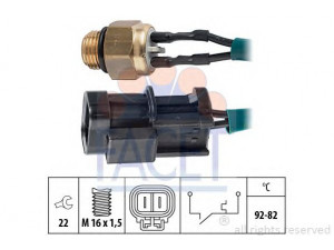 FACET 7.5060 temperatūros jungiklis, radiatoriaus ventiliatorius 
 Aušinimo sistema -> Siuntimo blokas, aušinimo skysčio temperatūra
21595-01E00