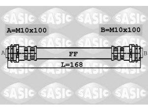 SASIC 6606010 stabdžių žarnelė 
 Stabdžių sistema -> Stabdžių žarnelės
6Q0611775A, 6Q0611775B, 6X0611775