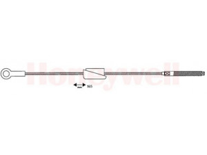 BENDIX 432174B trosas, stovėjimo stabdys 
 Stabdžių sistema -> Valdymo svirtys/trosai
1656491, 6502746, 89FB2853AC