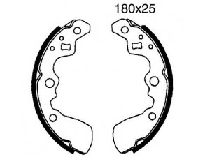 BSF 01599 stabdžių trinkelių komplektas 
 Techninės priežiūros dalys -> Papildomas remontas
5320060821, 5321060B00, 5321060B10
