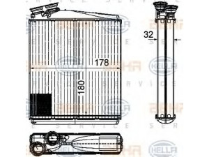 HELLA 8FH 351 315-541 šilumokaitis, salono šildymas 
 Šildymas / vėdinimas -> Šilumokaitis
6G9N18D557BA, 3 076 727 5, LR002632