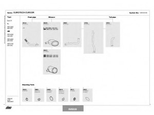 DINEX 128101018 išmetimo sistema 
 Išmetimo sistema -> Išmetimo sistema, visa