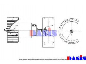 AKS DASIS 740448N vidaus pūtiklis
0028302708, A0028302708