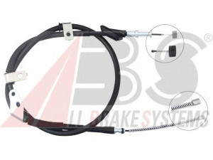 A.B.S. K17581 trosas, stovėjimo stabdys 
 Stabdžių sistema -> Valdymo svirtys/trosai
26051FE000