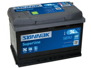 SONNAK SB741 starterio akumuliatorius; starterio akumuliatorius
01307572, 606777080, 61 21 6 946 332