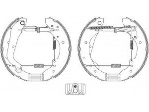 HELLA PAGID 8DB 355 004-171 stabdžių trinkelių komplektas 
 Techninės priežiūros dalys -> Papildomas remontas
1551318, 1610955, 5019046, 5020419
