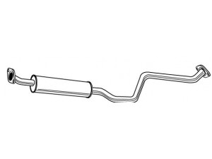WALKER 22631 vidurinis duslintuvas 
 Išmetimo sistema -> Duslintuvas
FP5040300