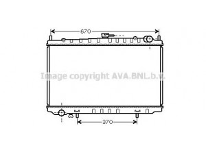 AVA QUALITY COOLING DN2318 radiatorius, variklio aušinimas
214101E400