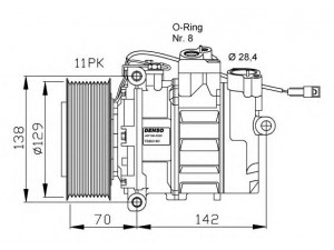 NRF 32454G kompresorius, oro kondicionierius 
 Oro kondicionavimas -> Kompresorius/dalys
5412300411, 5412301311, A5412300411