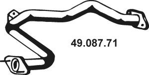 EBERSPÄCHER 49.087.71 išleidimo kolektorius 
 Išmetimo sistema -> Išmetimo vamzdžiai
FEN2 40 600