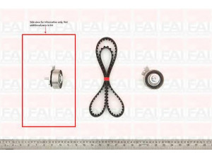 FAI AutoParts TBK53 paskirstymo diržo komplektas 
 Techninės priežiūros dalys -> Papildomas remontas
1606368, 1606369, 93188126, 93188125