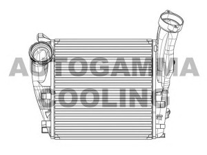 AUTOGAMMA 105067 tarpinis suslėgto oro aušintuvas, kompresorius
95511064000, 95511064001