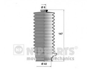 NIPPARTS N2841018 gofruotoji membrana, vairavimas 
 Vairavimas -> Gofruotoji membrana/sandarinimai
48203-03B00, 48203-D0301