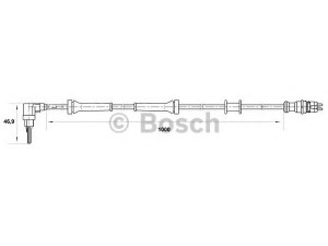 BOSCH 0 265 007 063 jutiklis, rato greitis 
 Elektros įranga -> Jutikliai