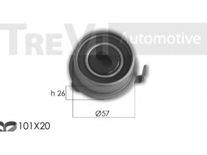 TREVI AUTOMOTIVE KD1334 paskirstymo diržo komplektas 
 Techninės priežiūros dalys -> Papildomas remontas
