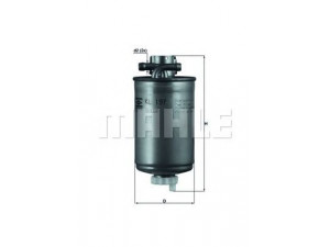 KNECHT KL 197 kuro filtras 
 Techninės priežiūros dalys -> Papildomas remontas
057127401C, 057127401D, 8Z0127435