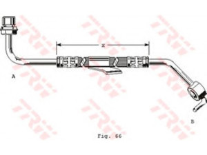 TRW PHD249 stabdžių žarnelė 
 Stabdžių sistema -> Stabdžių žarnelės
6149180, 6158425, 6184722, 6577424