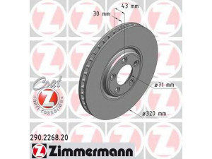 ZIMMERMANN 290.2268.20 stabdžių diskas 
 Dviratė transporto priemonės -> Stabdžių sistema -> Stabdžių diskai / priedai
C2C 8354