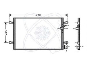 ELECTRO AUTO 30B0062 kondensatorius, oro kondicionierius 
 Oro kondicionavimas -> Kondensatorius
4F0260401E, 4F0260403E