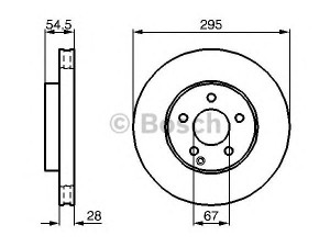 BOSCH 0 986 479 038 stabdžių diskas 
 Stabdžių sistema -> Diskinis stabdys -> Stabdžių diskas
211 421 07 12, A 211 421 07 12