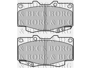 BORG & BECK BBP2002 stabdžių trinkelių rinkinys, diskinis stabdys 
 Techninės priežiūros dalys -> Papildomas remontas
0446504030, 0446504050, 0446504060