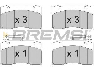 BREMSI BP7312 stabdžių trinkelių rinkinys, diskinis stabdys
MDP801, 93161314, 42535770, 42535773