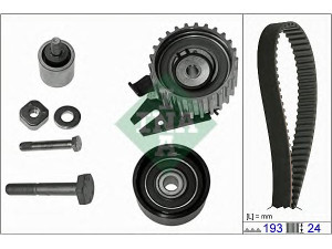 INA 530 0619 10 paskirstymo diržo komplektas 
 Techninės priežiūros dalys -> Papildomas remontas
1629000, 95507811