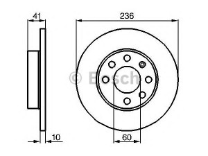 BOSCH 0 986 478 080 stabdžių diskas 
 Dviratė transporto priemonės -> Stabdžių sistema -> Stabdžių diskai / priedai
90008003, 5 69 028, 90008003, 90086193