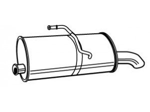 FONOS 23305 galinis duslintuvas 
 Išmetimo sistema -> Duslintuvas
1726QP, 1726QS, 1730A2, 1730A3