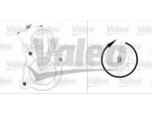 VALEO 433300 starteris 
 Elektros įranga -> Starterio sistema -> Starteris
7701499219, 3285598.3, 32855983