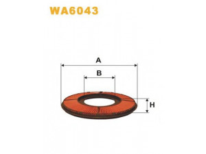 WIX FILTERS WA6043 oro filtras 
 Filtrai -> Oro filtras
445, B36613Z40, B36613Z409A, PC836