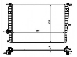 NRF 53011 radiatorius, variklio aušinimas
214100067R