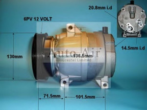 AUTO AIR GLOUCESTER 14-1038 kompresorius, oro kondicionierius 
 Oro kondicionavimas -> Kompresorius/dalys
8200024397