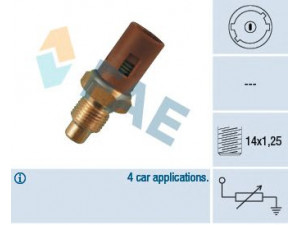 FAE 32500 siuntimo blokas, aušinimo skysčio temperatūra 
 Elektros įranga -> Jutikliai
77 00 809 909