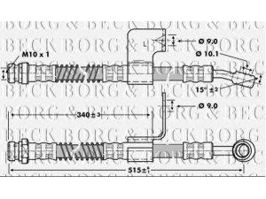 BORG & BECK BBH6801 stabdžių žarnelė 
 Stabdžių sistema -> Stabdžių žarnelės
5873129010, 5873129020