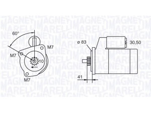 MAGNETI MARELLI 063111033010 starteris 
 Elektros įranga -> Starterio sistema -> Starteris
46740241