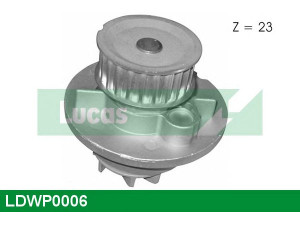 LUCAS ENGINE DRIVE LDWP0006 vandens siurblys 
 Aušinimo sistema -> Vandens siurblys/tarpiklis -> Vandens siurblys
1334077, 6334035, 93182038, 6334035