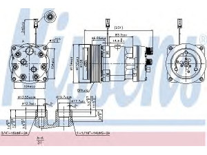 NISSENS 89410 kompresorius, oro kondicionierius 
 Oro kondicionavimas -> Kompresorius/dalys
8142555