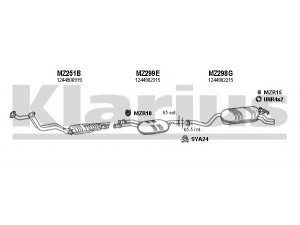 KLARIUS 600382U išmetimo sistema