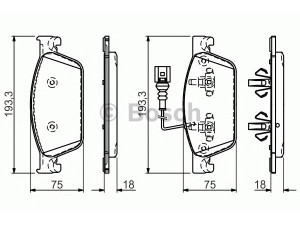 BOSCH 0 986 494 553 stabdžių trinkelių rinkinys, diskinis stabdys 
 Techninės priežiūros dalys -> Papildomas remontas
7E0 698 151, 7E0 698 151 B