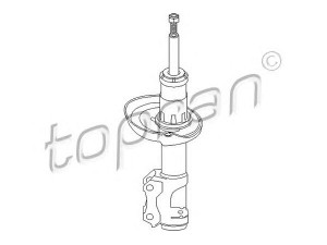 TOPRAN 108 367 amortizatorius 
 Pakaba -> Amortizatorius
1H0 413 031L