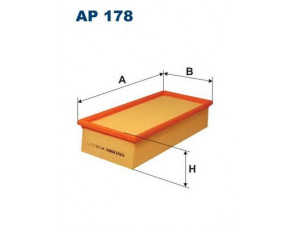 FILTRON AP178 oro filtras 
 Techninės priežiūros dalys -> Techninės priežiūros intervalai
178010B010, 178010B020, PC984