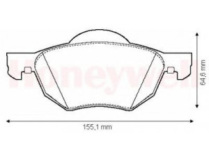 BENDIX 572480B stabdžių trinkelių rinkinys, diskinis stabdys 
 Techninės priežiūros dalys -> Papildomas remontas
45022SEAE01