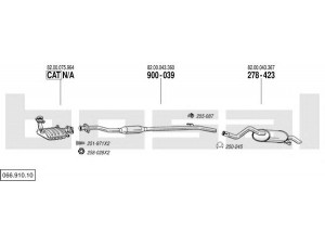 BOSAL 066.910.10 išmetimo sistema 
 Išmetimo sistema -> Išmetimo sistema, visa