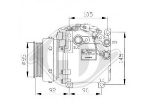 DIEDERICHS 7582400 kompresorius, oro kondicionierius 
 Oro kondicionavimas -> Kompresorius/dalys
AKC200A204A, AKC200A204G, MR216055