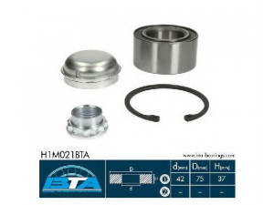 BTA H1M021BTA rato guolio komplektas 
 Ašies montavimas/vairavimo mechanizmas/ratai -> Rato stebulė/montavimas -> Rato guolis