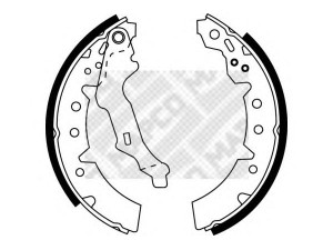 MAPCO 8531 stabdžių trinkelių komplektas 
 Techninės priežiūros dalys -> Papildomas remontas
0449502020, 0449502110