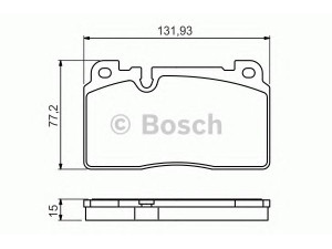 BOSCH 0 986 494 702 stabdžių trinkelių rinkinys, diskinis stabdys
8R0 698 151 D, 8R0 698 151 G