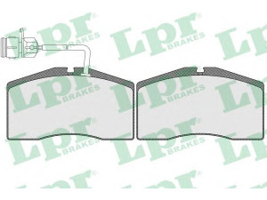 LPR 05P1675 stabdžių trinkelių rinkinys, diskinis stabdys 
 Techninės priežiūros dalys -> Papildomas remontas
4D0698151L, 4D0698151Q